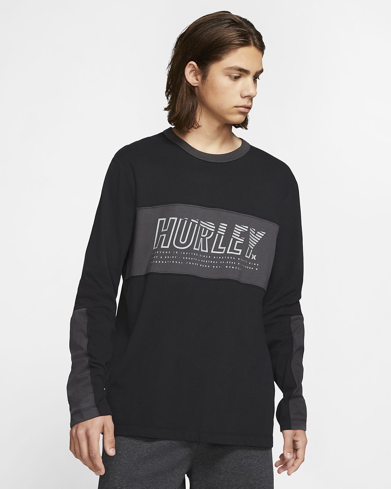 hurley dri fit long sleeve