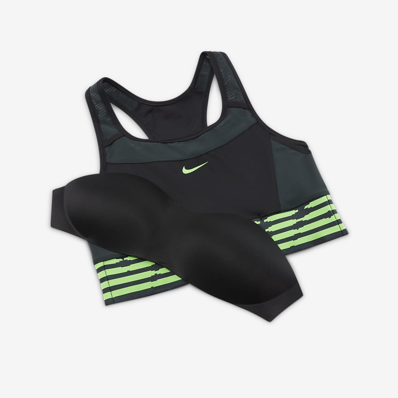 swoosh pocket sports bra