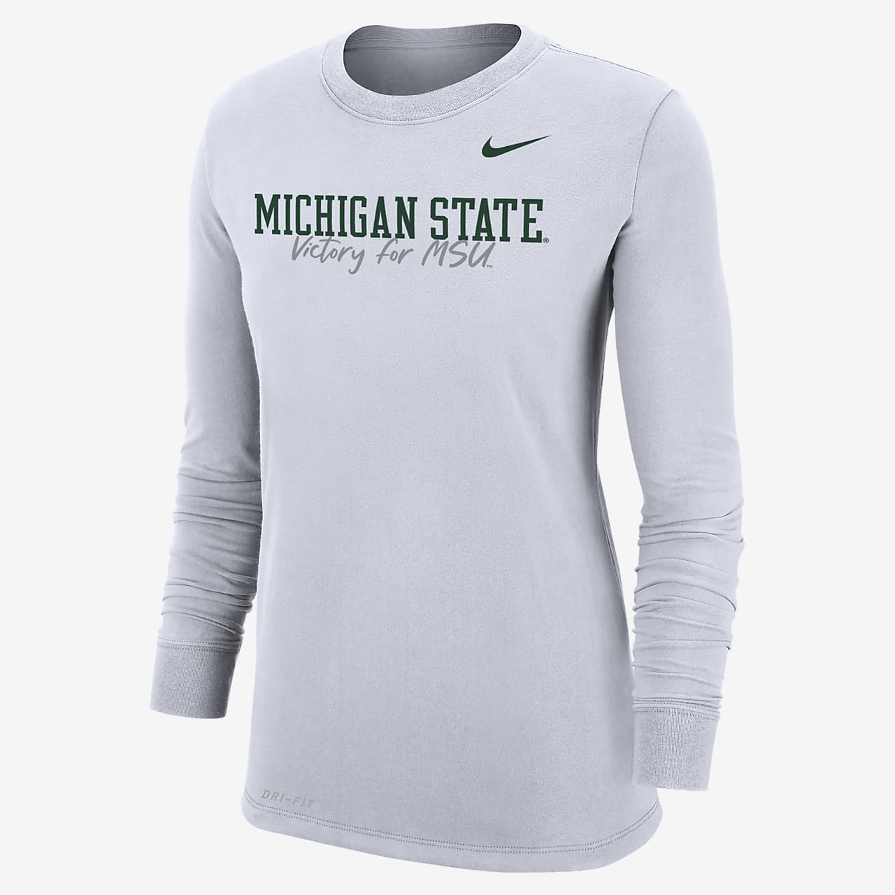 inercia A la meditación oleada Nike College Dri-FIT Mantra 365 (Michigan State) Women's Long-Sleeve T-Shirt.  Nike.com