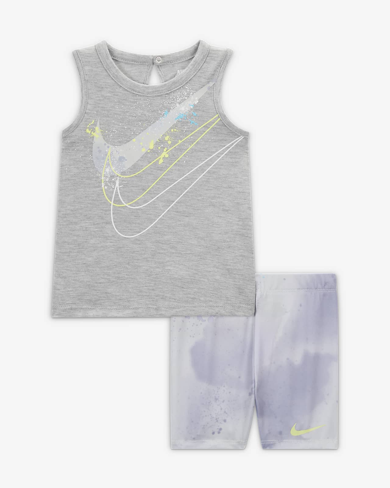 Nike "Just DIY It" Bike Shorts Set Baby 2-Piece Set