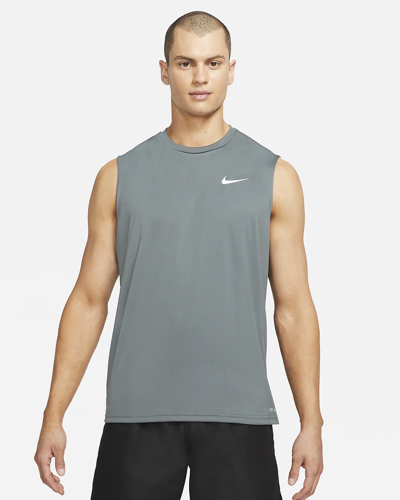 Camiseta Hydroguard de natación sin mangas para hombre Nike Essential
