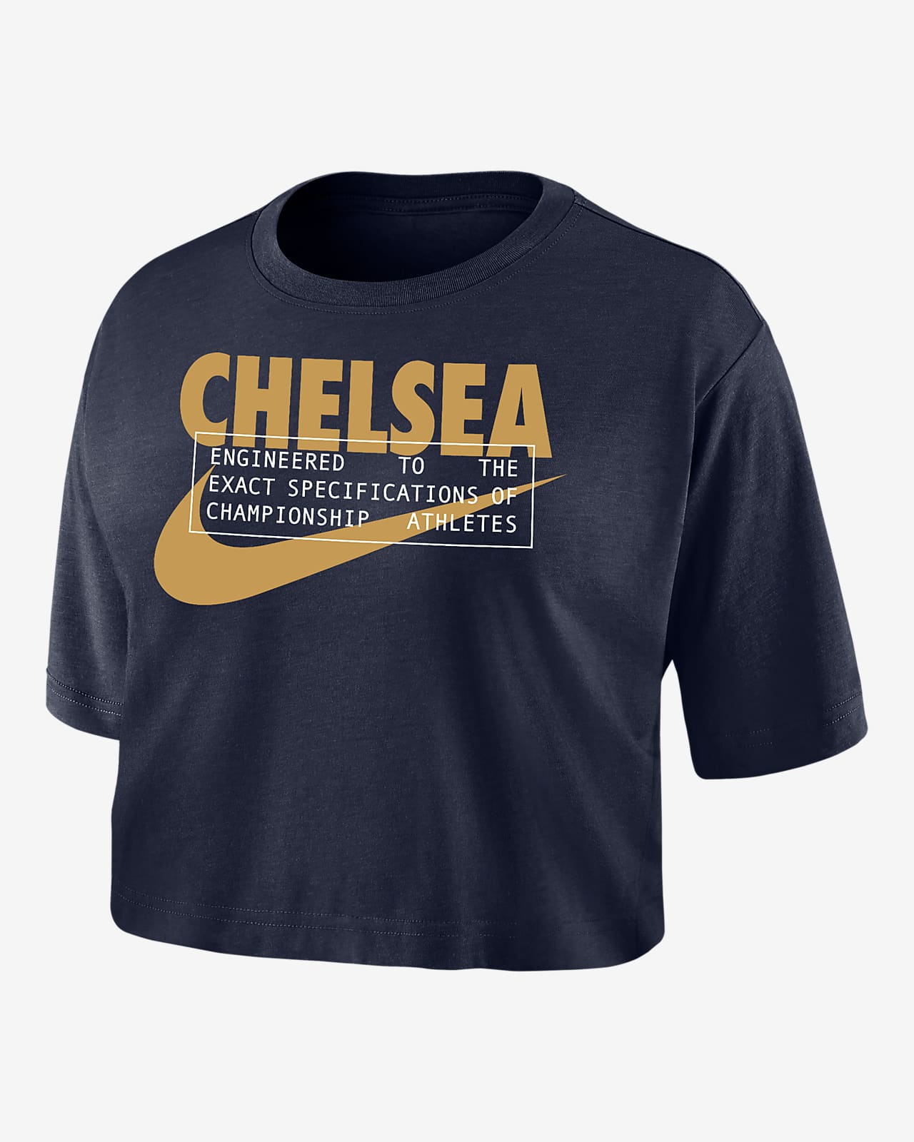 Chelsea FC Women's Nike Dri-FIT Soccer Cropped T-Shirt
