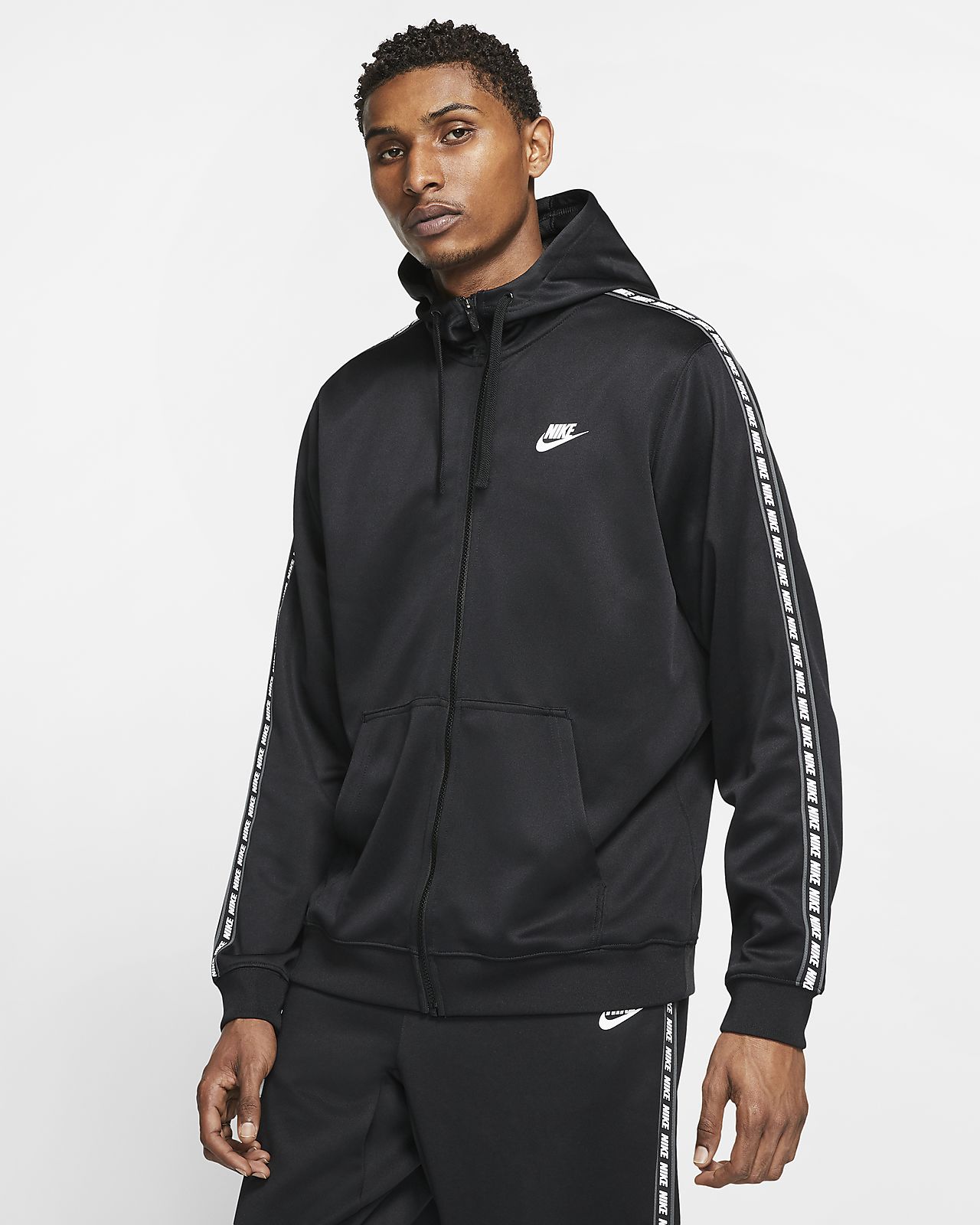 felpa con zip nike