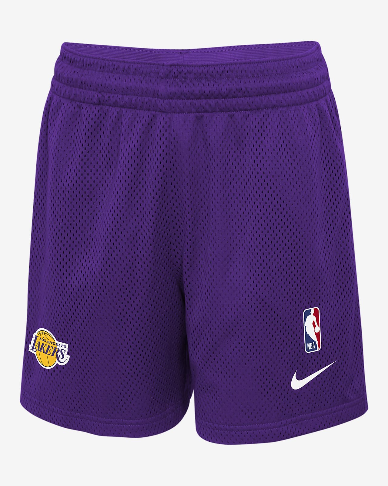 Hráčské kraťasy Nike NBA Los Angeles Lakers pro větší děti