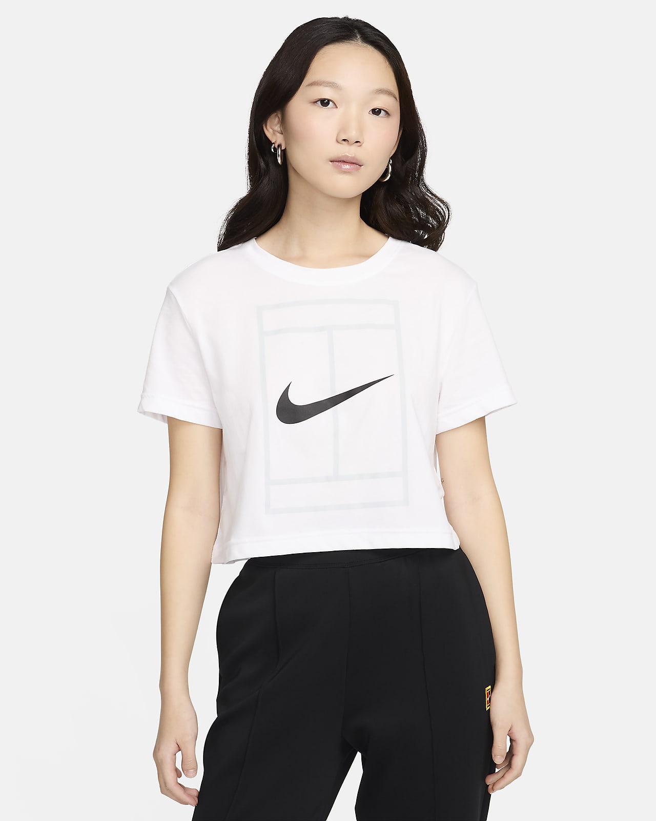 Nike Heritage 女款 Dri-FIT 短袖短版上衣