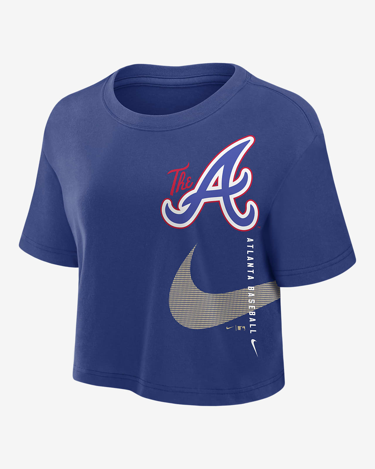 Atlanta Braves City Connect Women's Nike Dri-FIT MLB Cropped T-Shirt