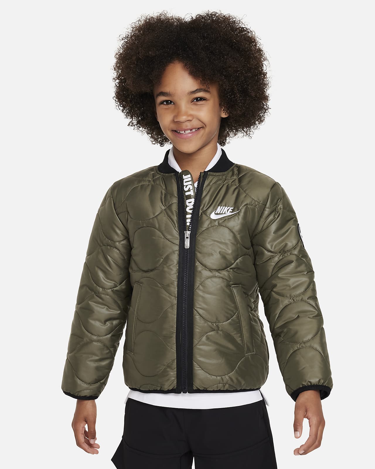 Nike Quilted Bomber Little Kids Jacket