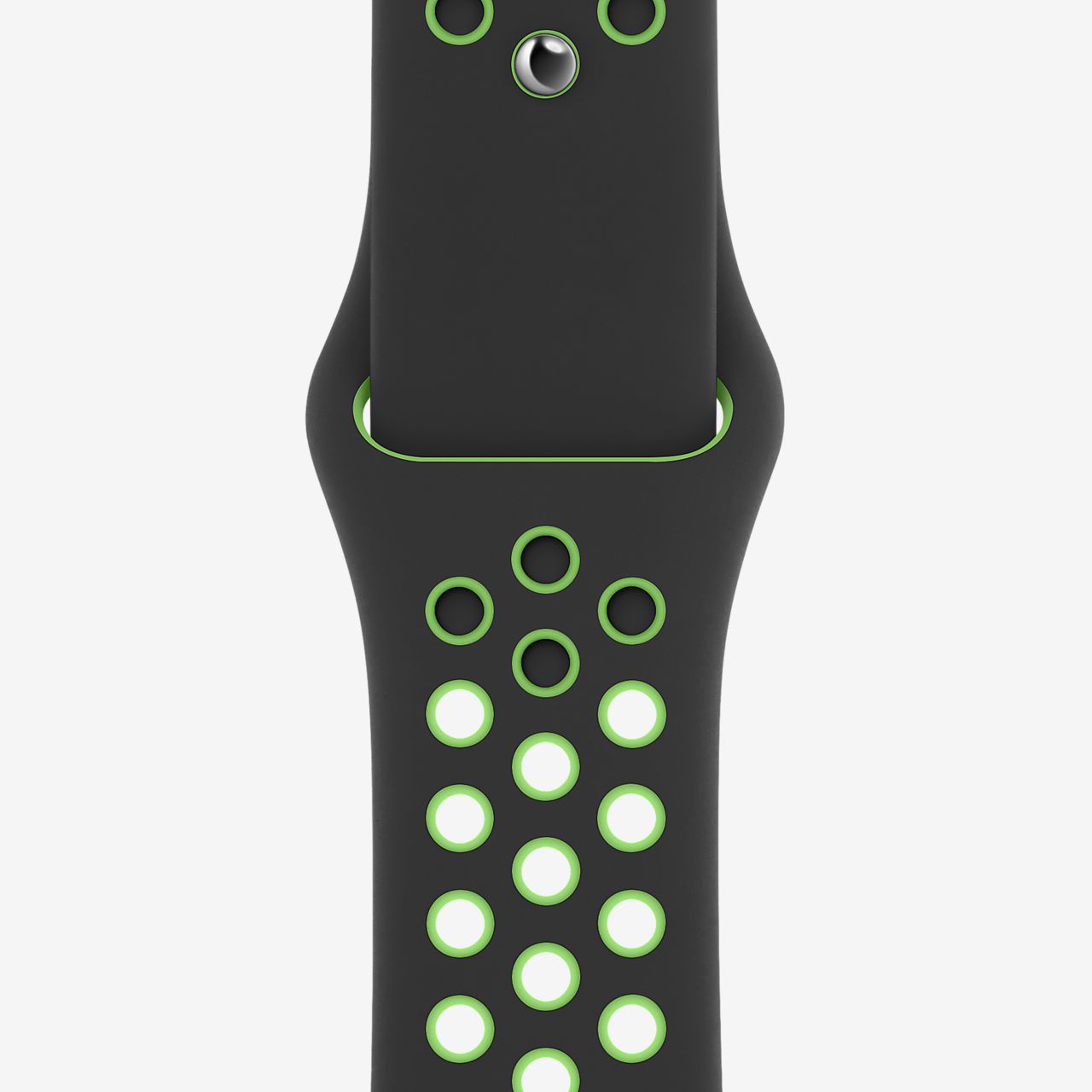 black and green nike apple watch band