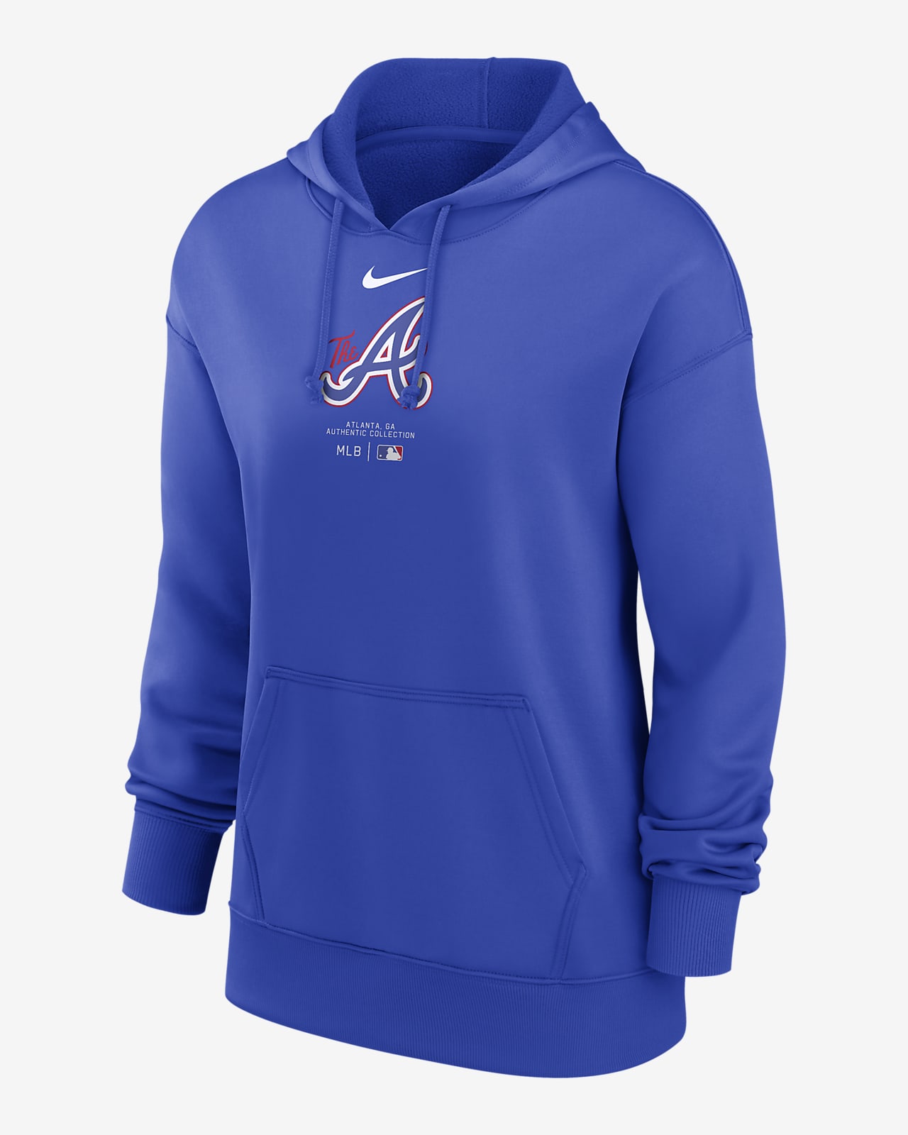 Atlanta Braves Authentic Collection City Connect Practice Women's Nike Dri-FIT MLB Pullover Hoodie