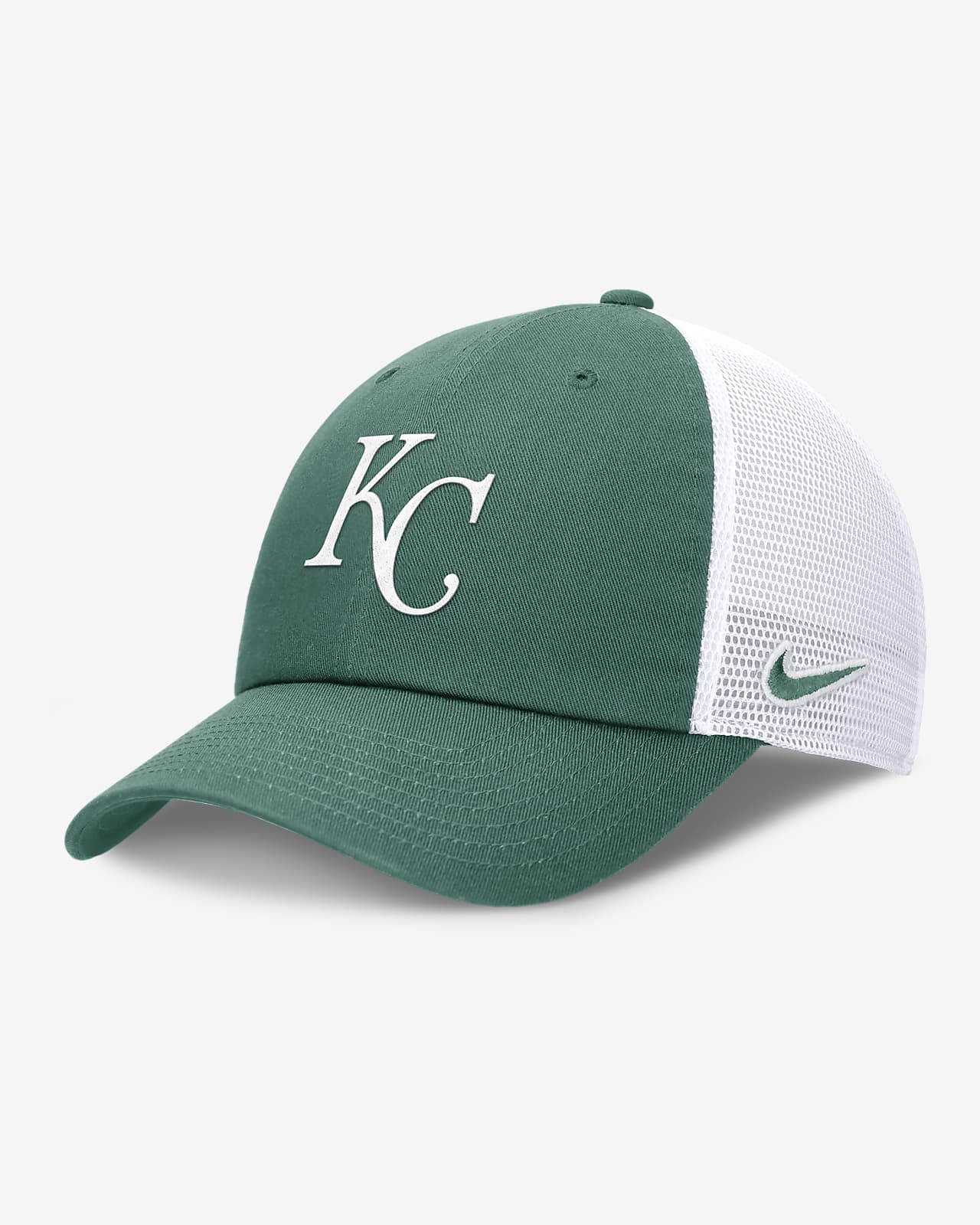 Gorra de rejilla Nike de la MLB ajustable para hombre Kansas City Royals Bicoastal Club