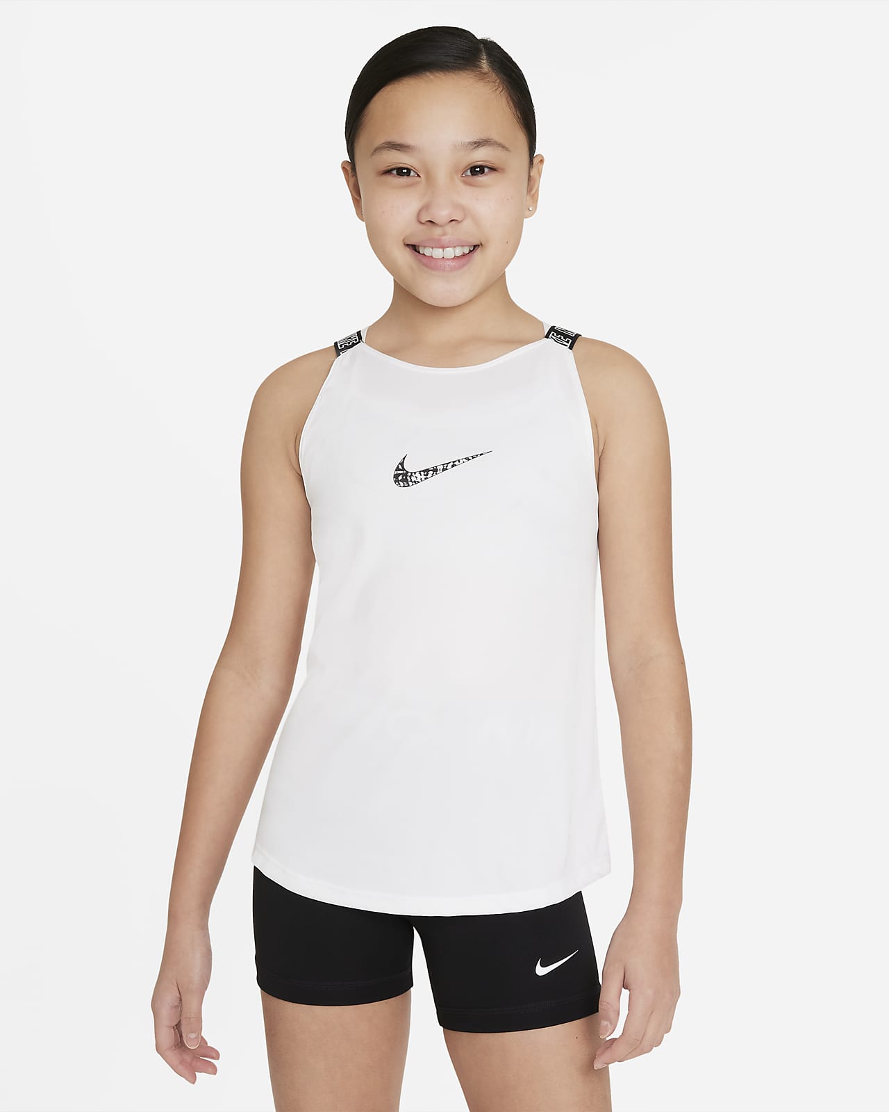Nike Dri-FIT Elastika Trainingstanktop voor meisjes