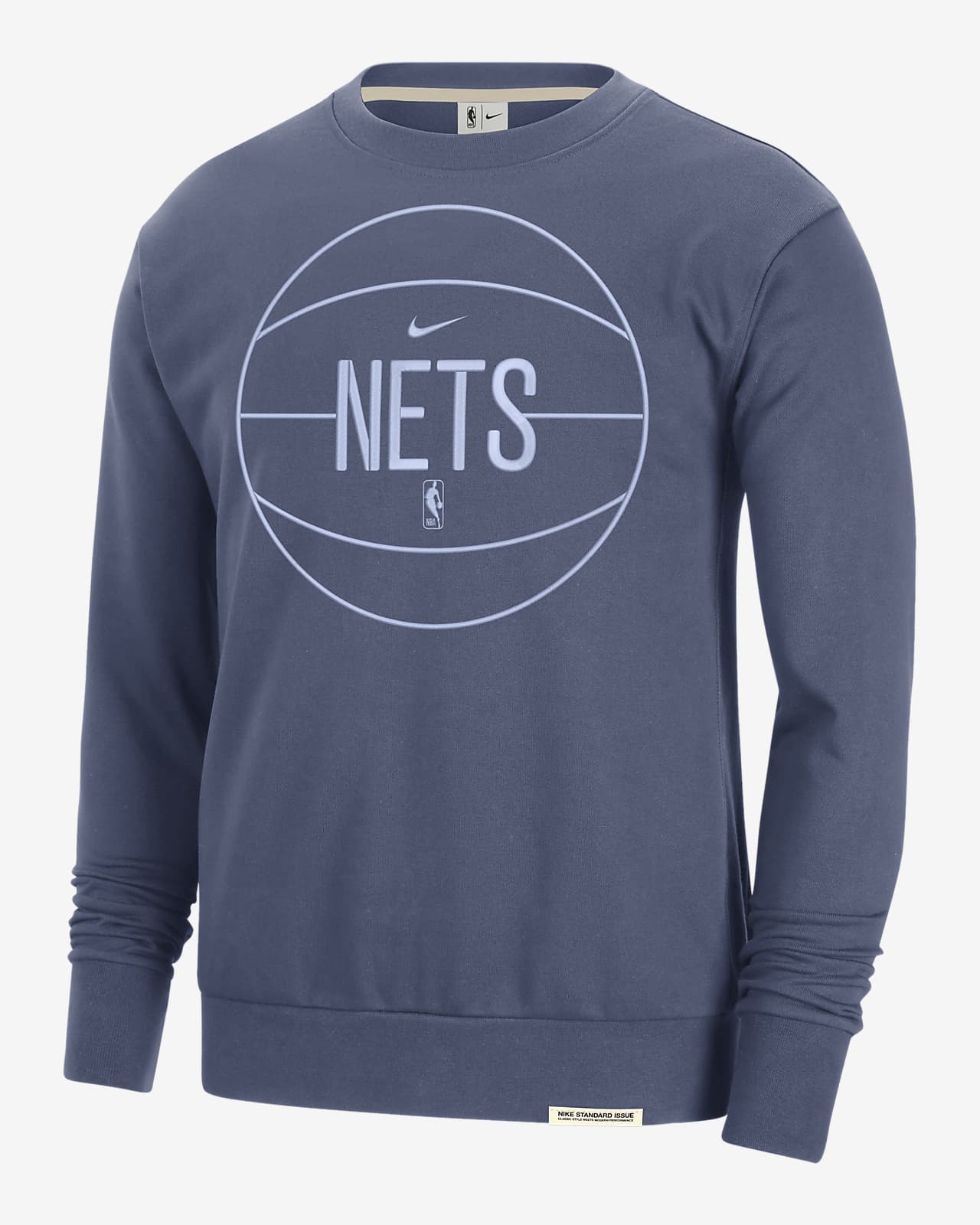 Brooklyn Nets Standard Issue Men's Nike Dri-FIT NBA Sweatshirt