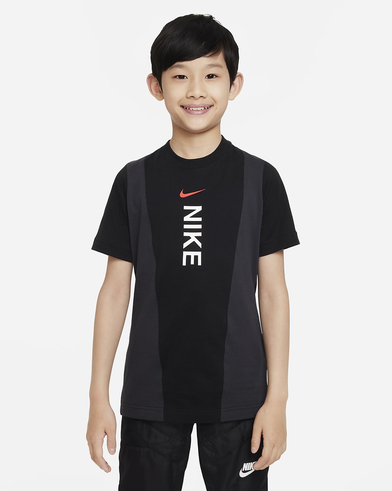 Nike Sportswear Hybrid-overdel til større børn (drenge)