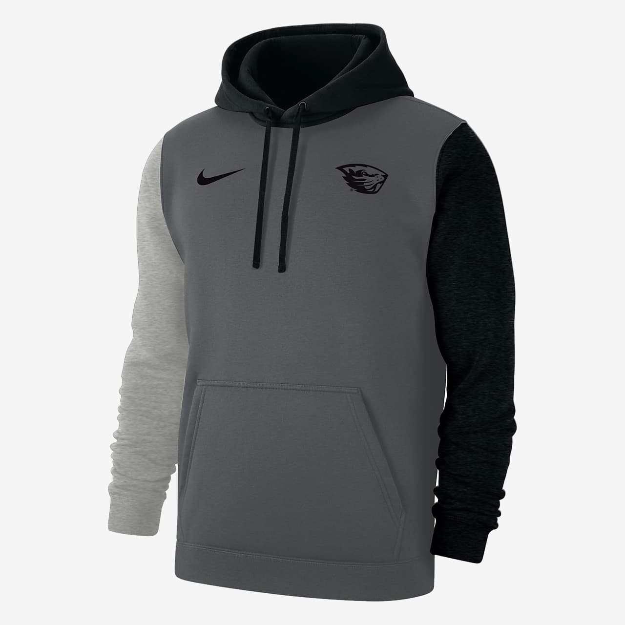 Ohio State Club Fleece Men's Nike College Pullover Hoodie.