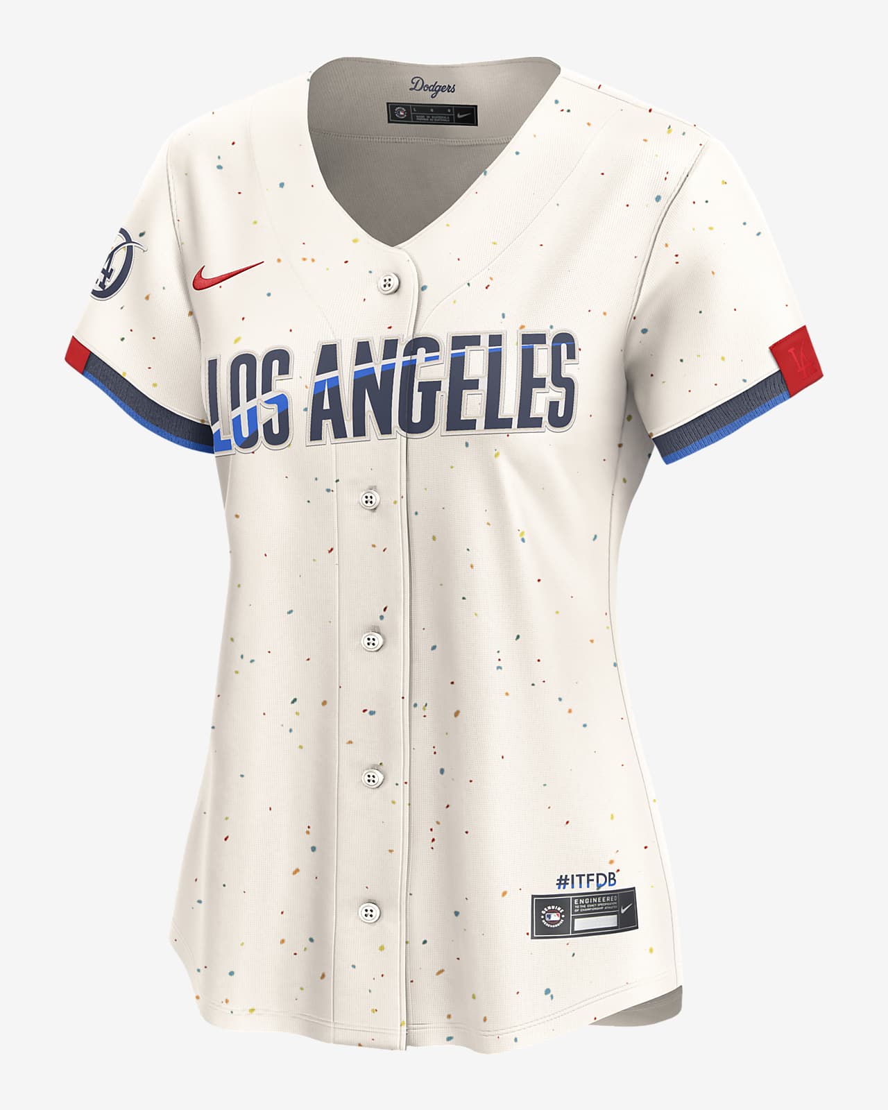 Jersey Nike Dri-FIT ADV de la MLB Limited para mujer Los Angeles Dodgers