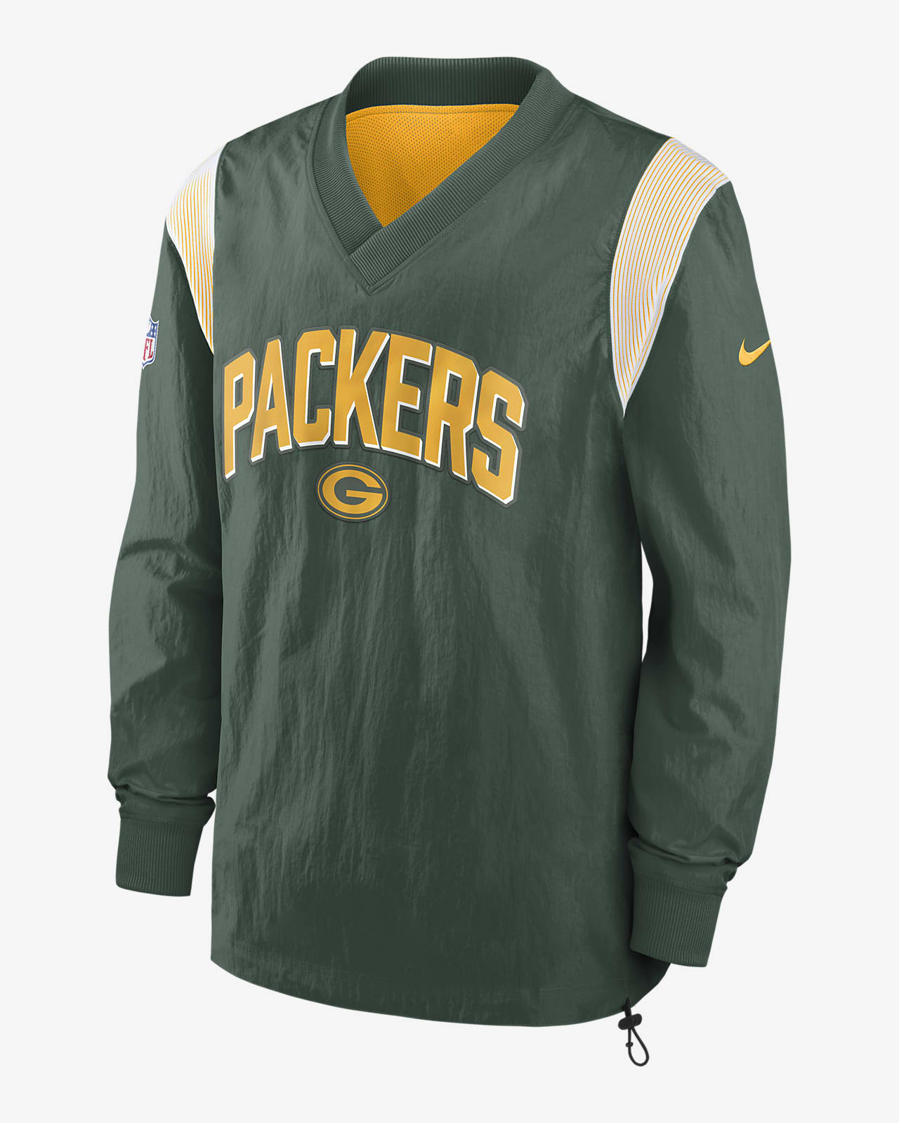 Chamarra sin cierre para hombre Nike Athletic Stack (NFL Green Bay Packers)