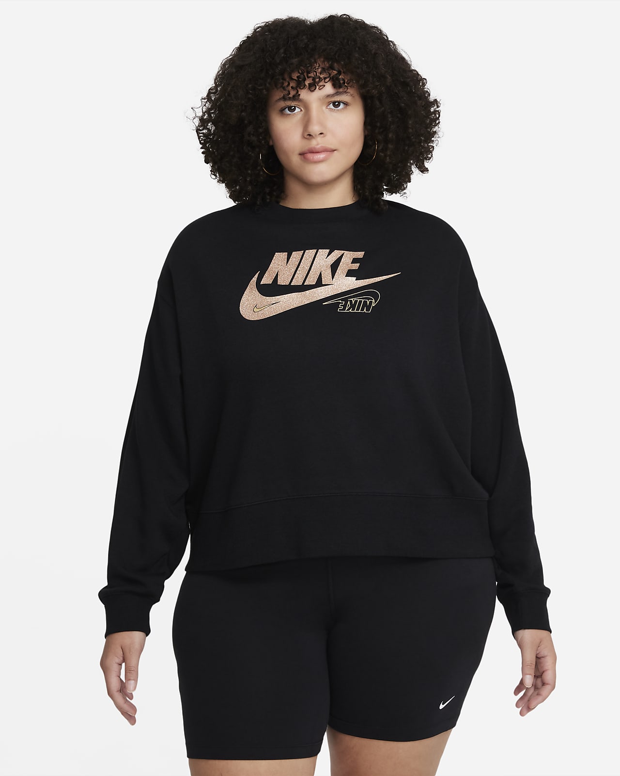 Nike Sportswear Club Women's Fleece Sweatshirt (Plus Size)