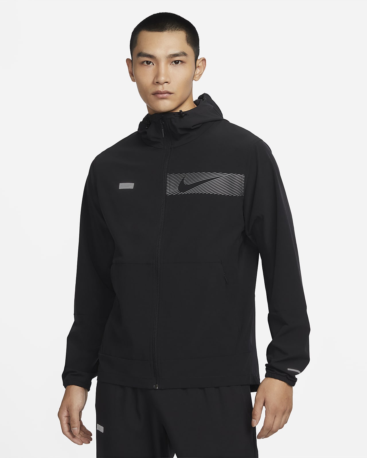 เสื้อแจ็คเก็ตอเนกประสงค์มีฮู้ดผู้ชาย Repel Nike Unlimited