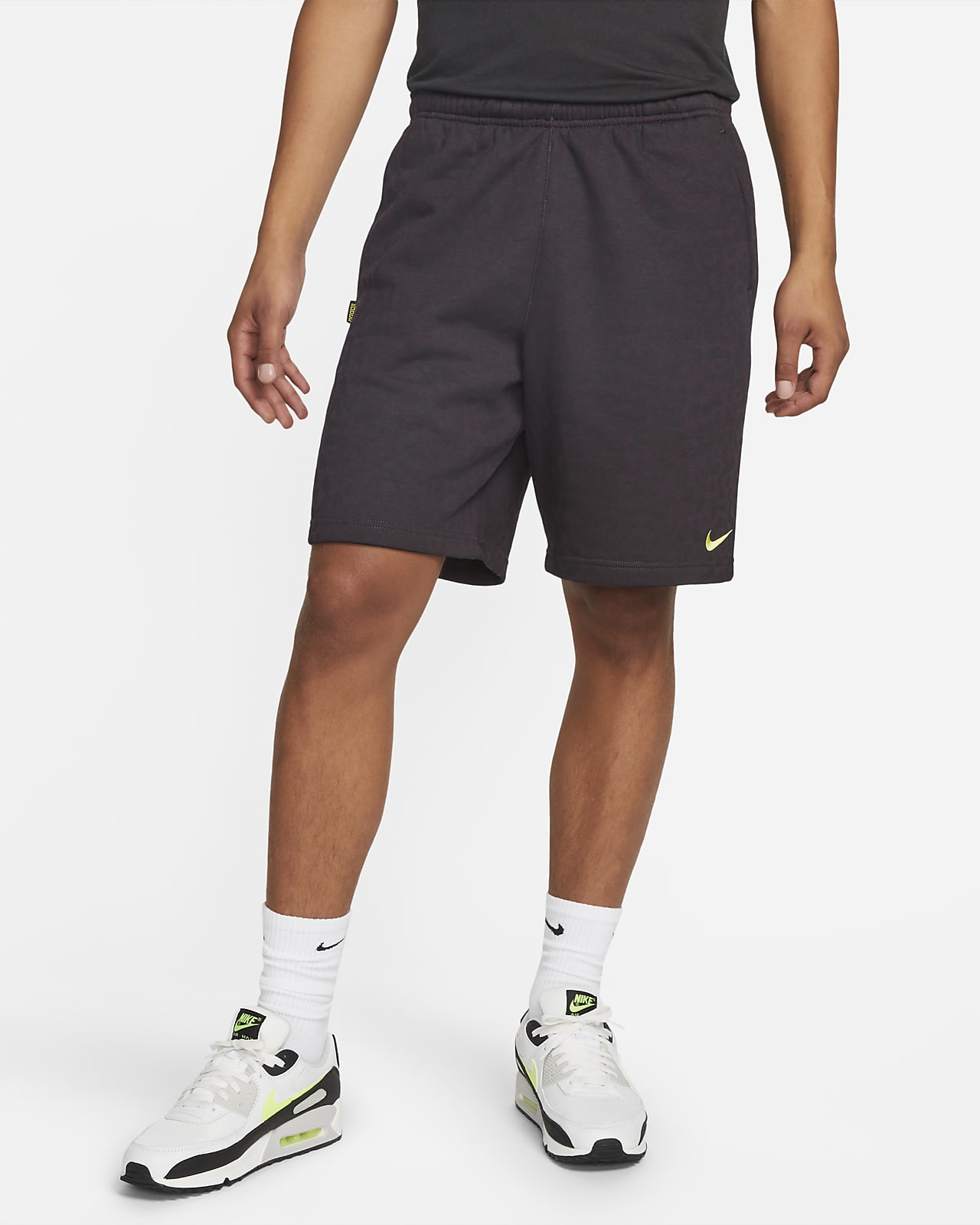 Brasil Pantalón corto de fútbol de tejido Fleece con estampado - Hombre
