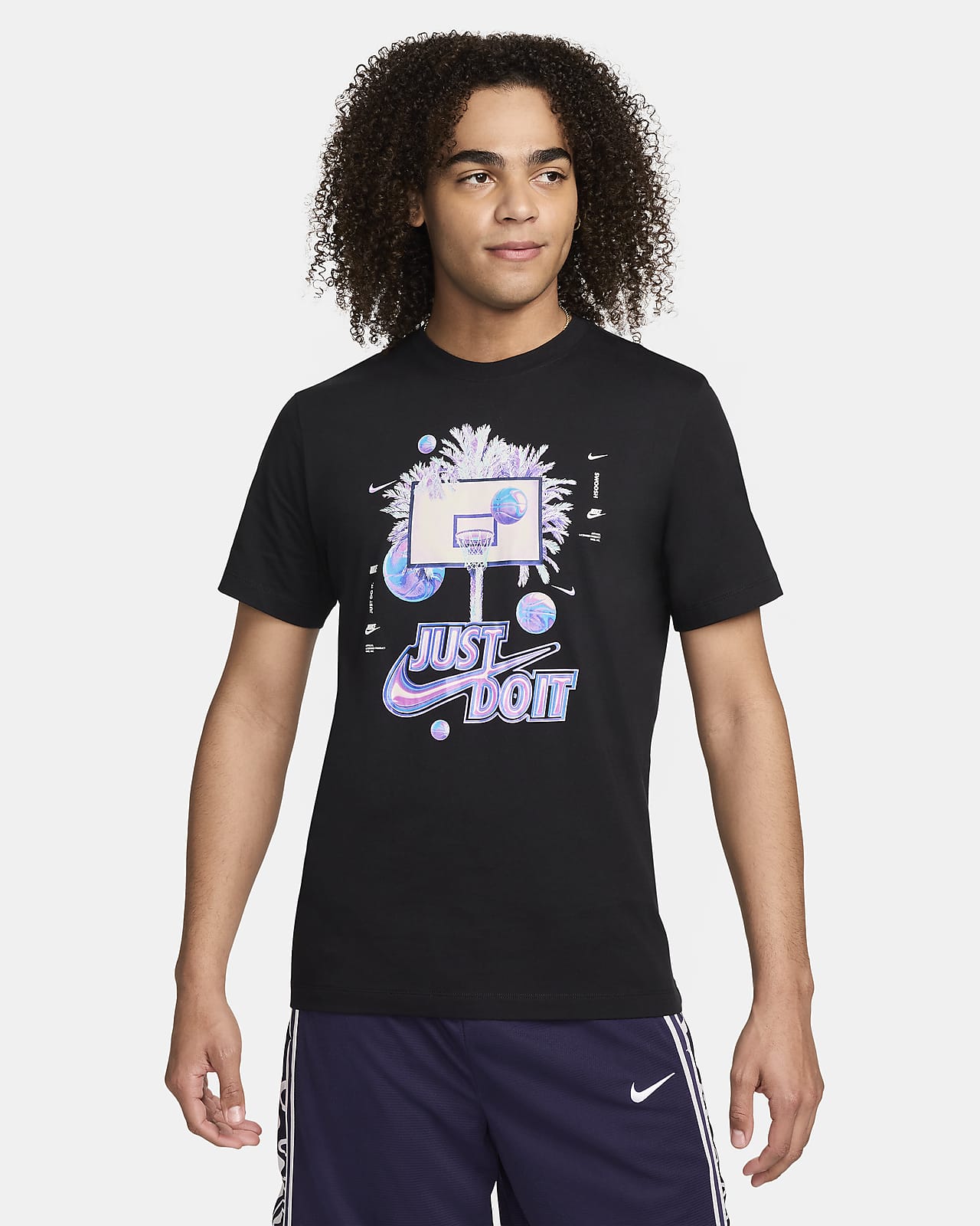 T-shirt de basquetebol Nike para homem
