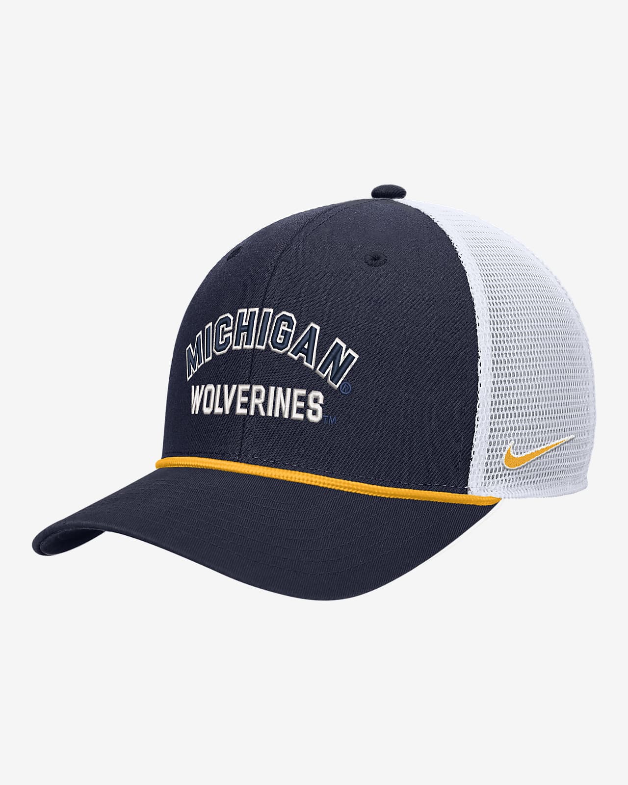 Michigan Nike College Snapback Trucker Hat