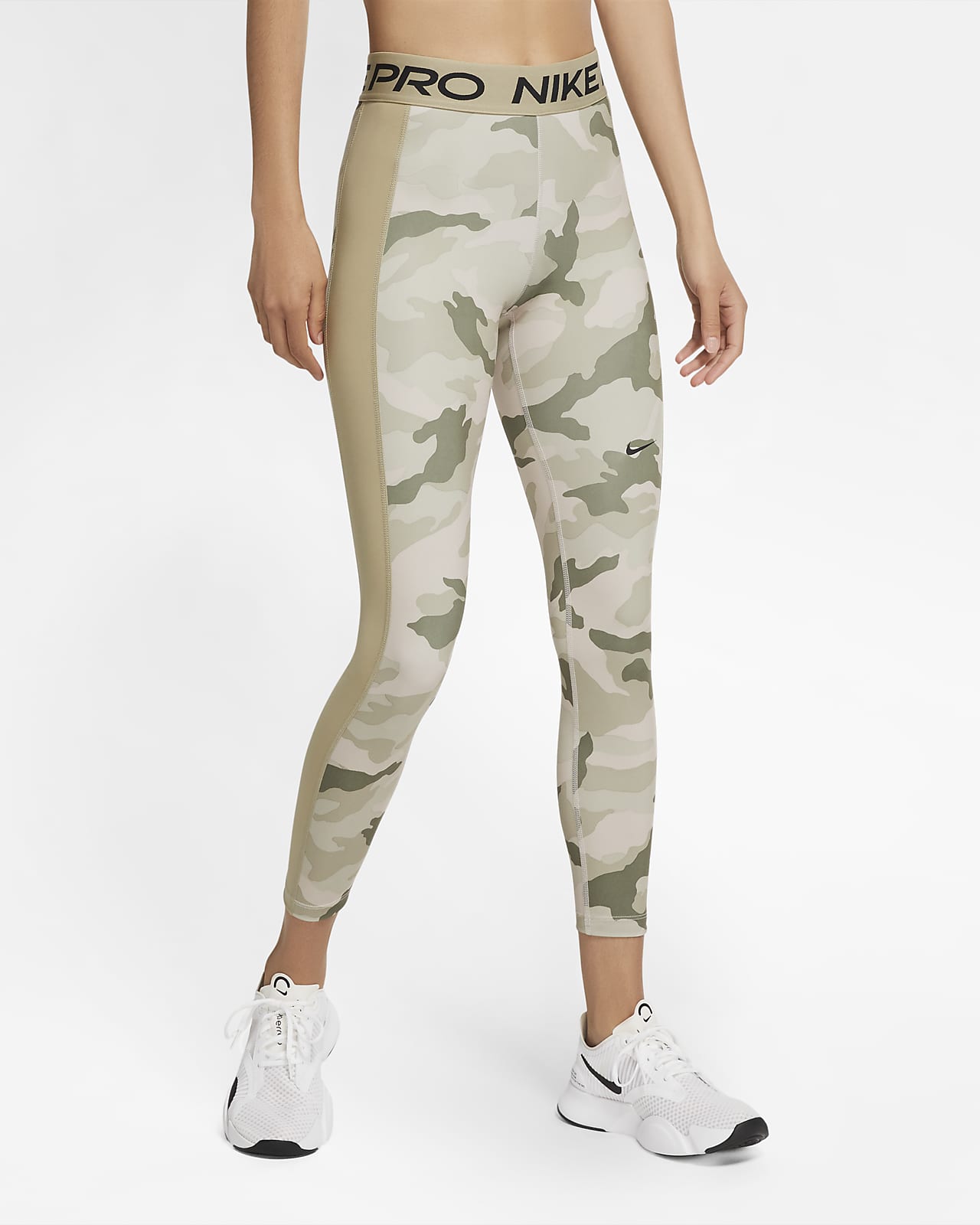 Nike Pro Women's 7/8 Camo Leggings. Nike IE