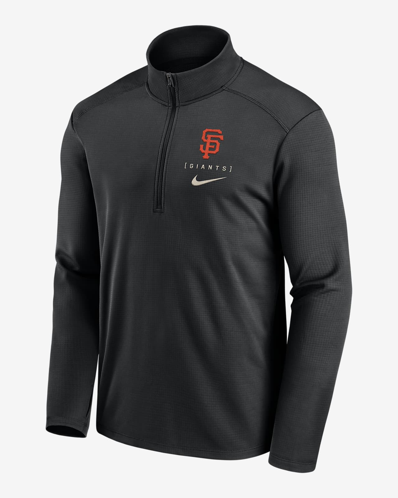 San Francisco Giants Franchise Logo Pacer Men's Nike Dri-FIT MLB 1/2-Zip Jacket
