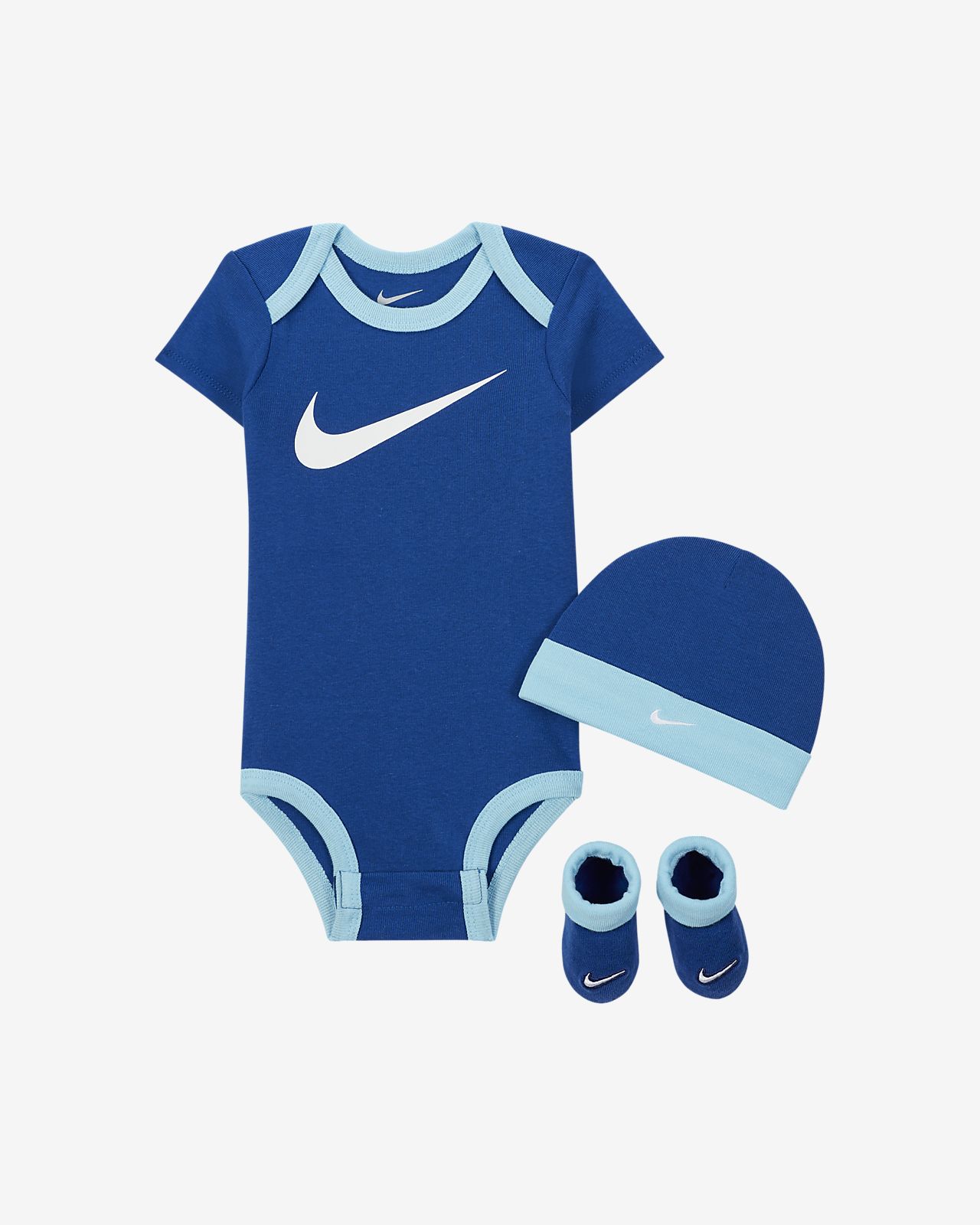 Nike Baby Bib and Booties Set. Nike GB