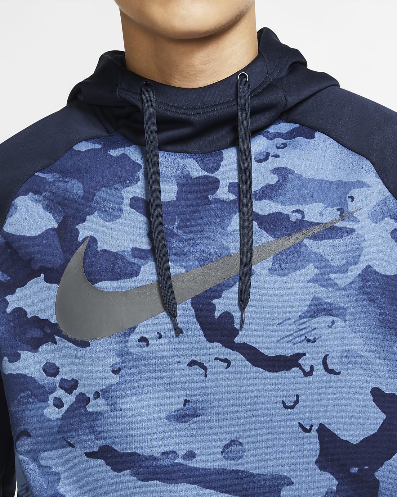 nike dry men's camo training hoodie