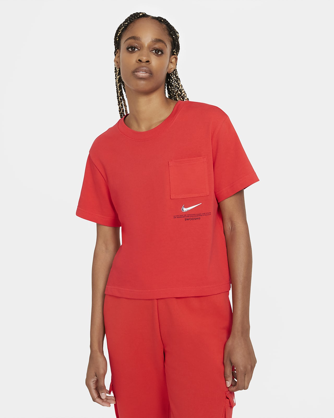 women's nike swoosh top