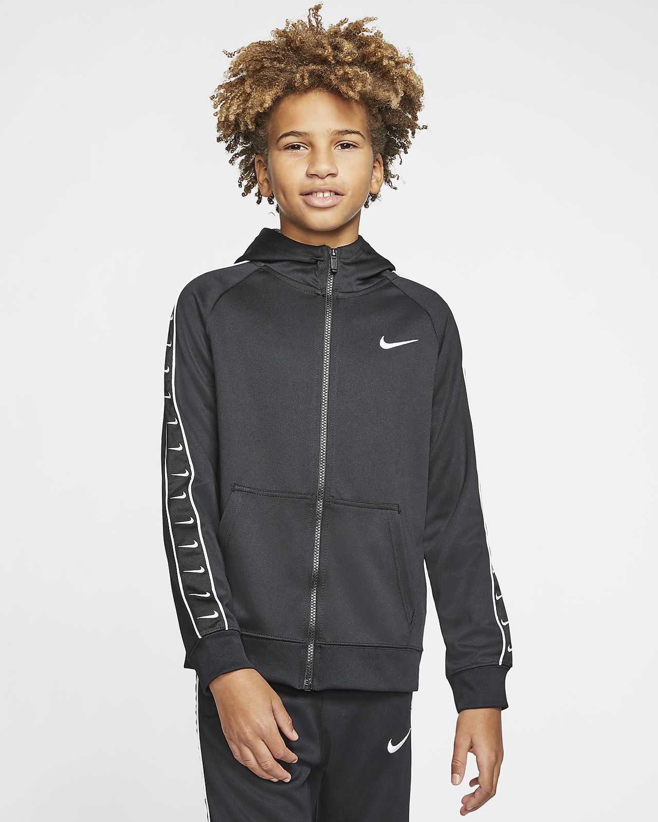 nike swoosh full zip