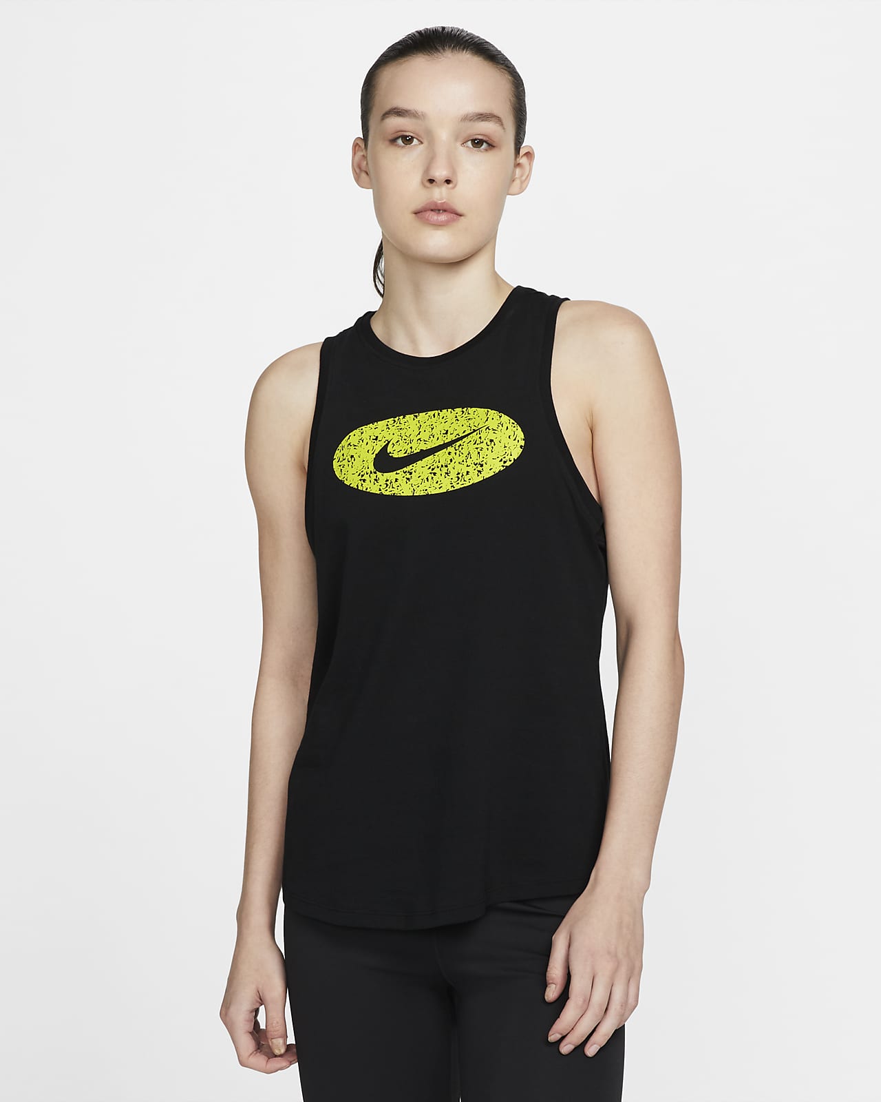 Camiseta de tirantes de entrenamiento de cuello alto para mujer Nike Dri-FIT Icon Clash