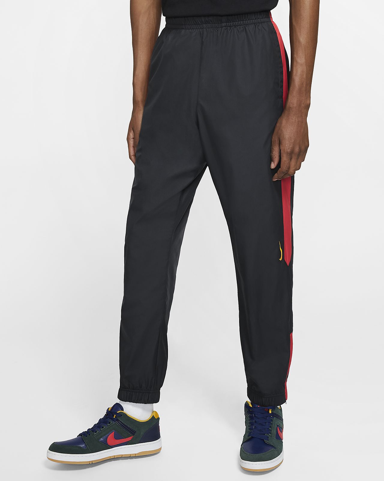 nike swoosh tracksuit bottoms