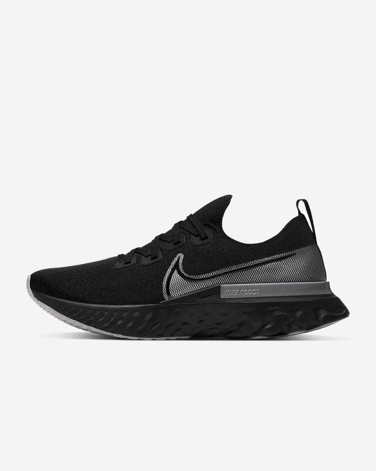 black and silver nikes