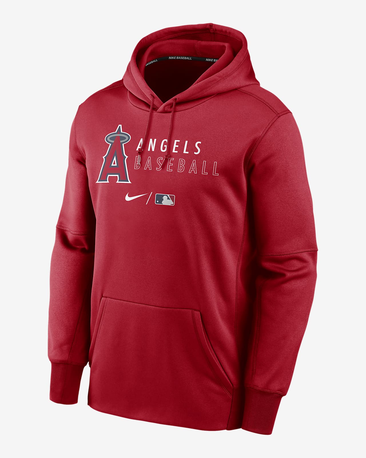 Nike Therma (MLB Los Angeles Angels) Men's Pullover Hoodie