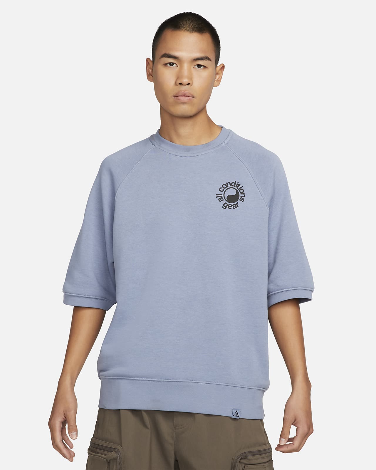 Nike ACG Dri-FIT Short-Sleeve French Terry Crew