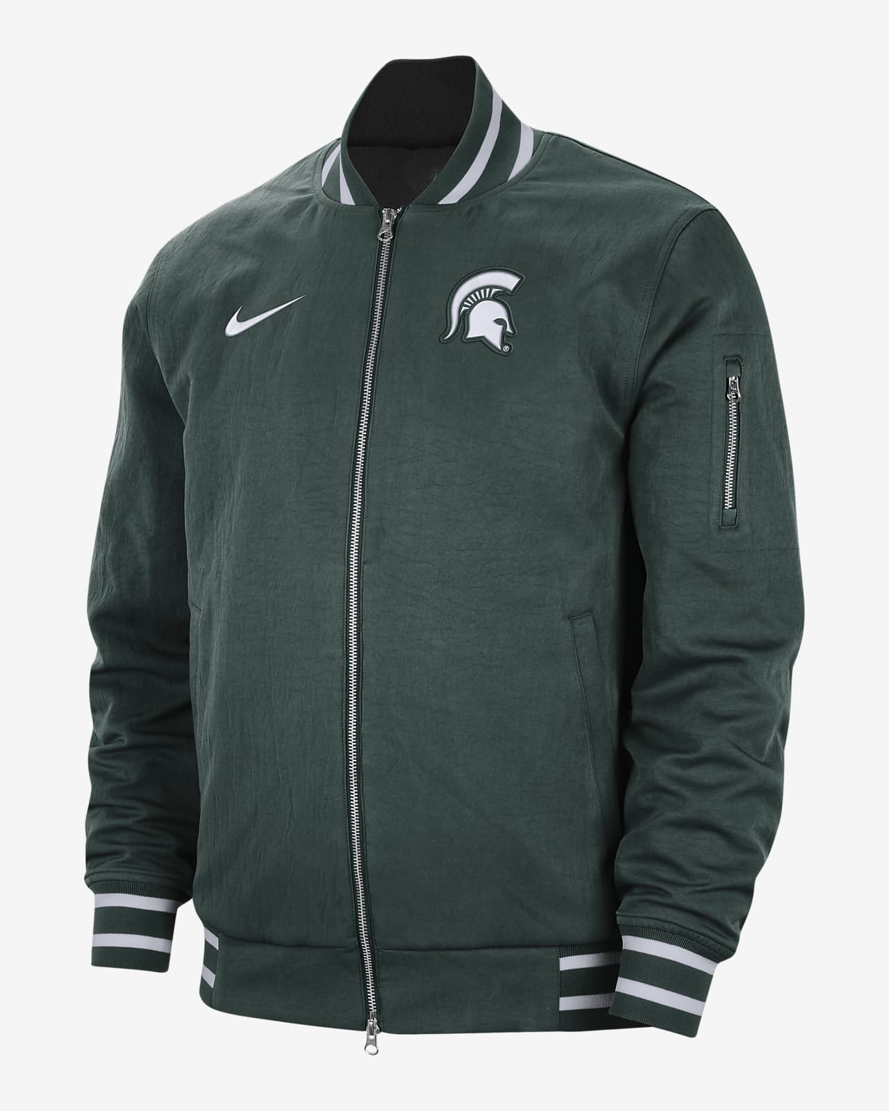 Michigan State Men's Nike College Bomber Jacket