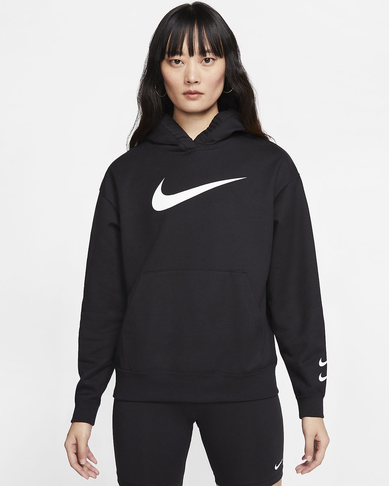 Sudadera con capucha Nike Sportswear Swoosh para mujer. Nike PR