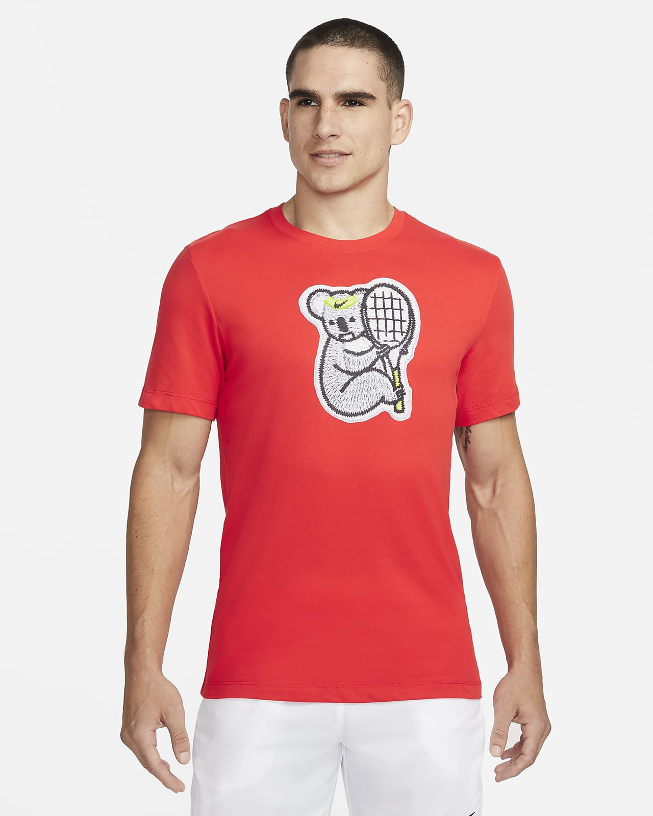 เสื้อยืดเทนนิสผู้ชาย NikeCourt Dri-FIT