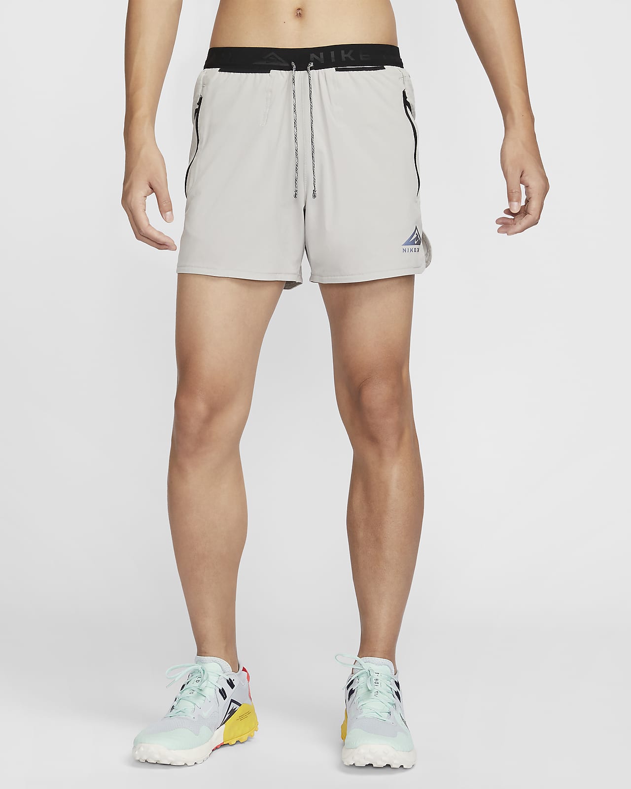กางเกงวิ่งเทรลขาสั้น 5 นิ้วมีซับในผู้ชาย Nike Dri-FIT