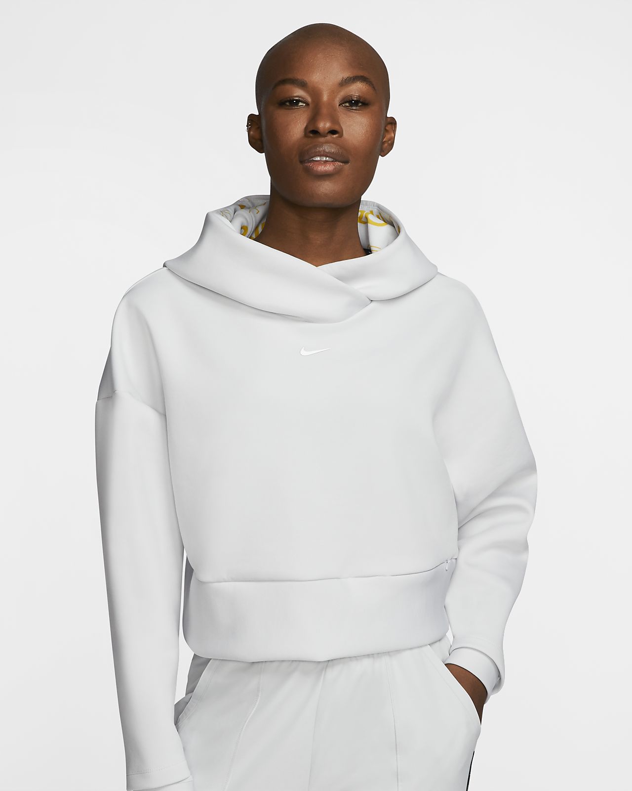 womens white pullover hoodie