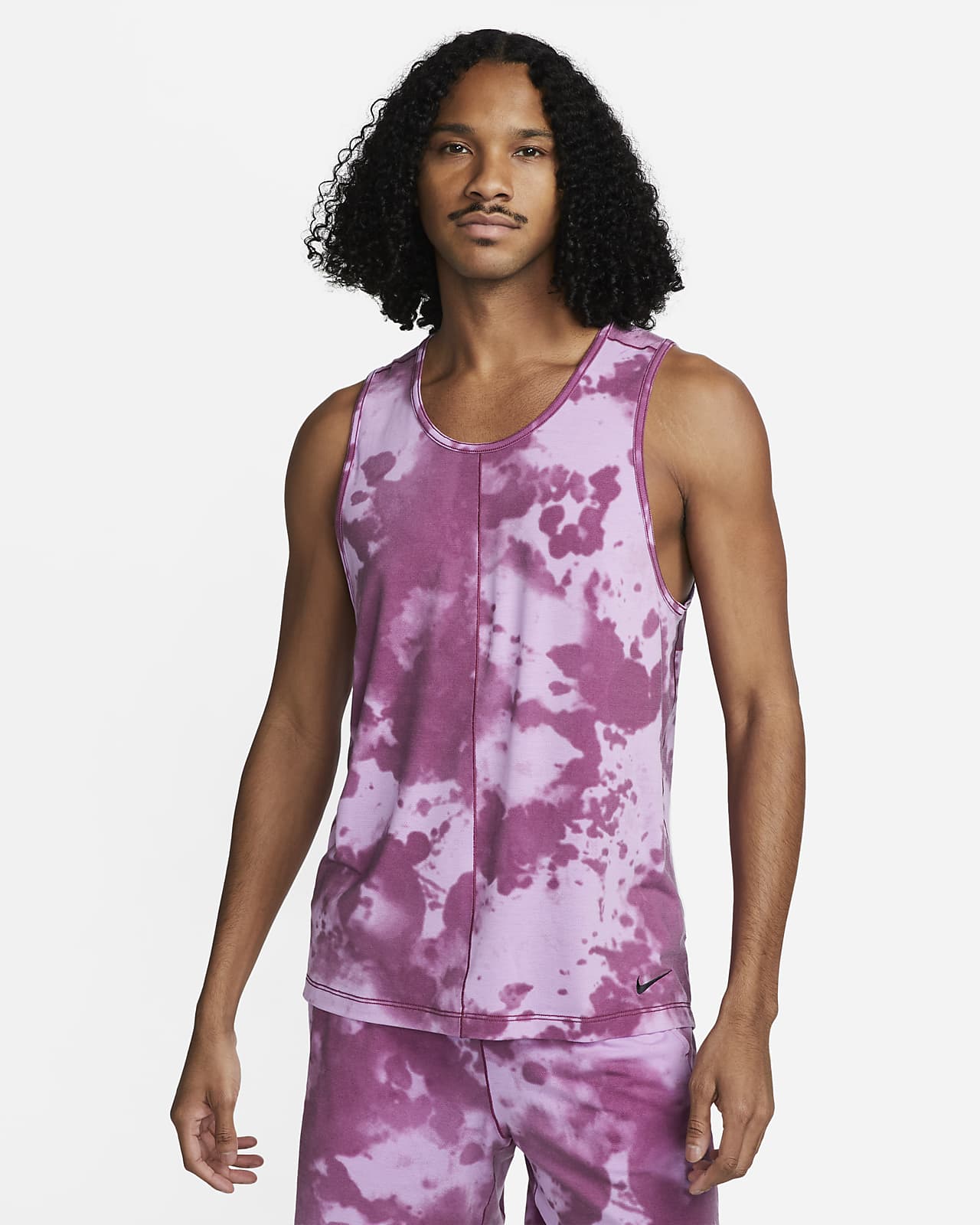 Nike Dri-FIT Men's All-Over Print Sleeveless Yoga Top