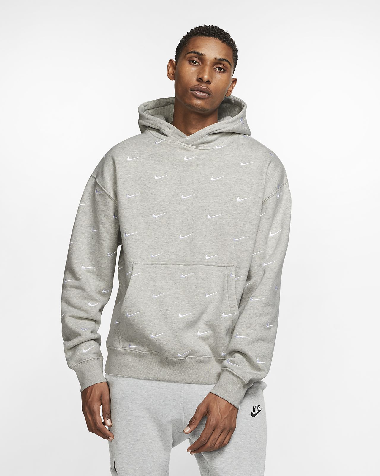 sweat shirt homme logo swoosh nike