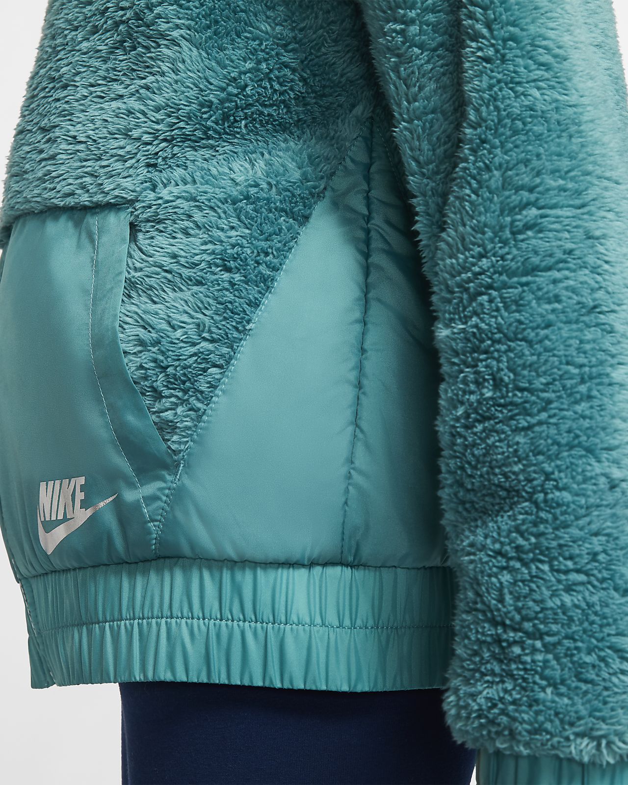 teal nike jacket