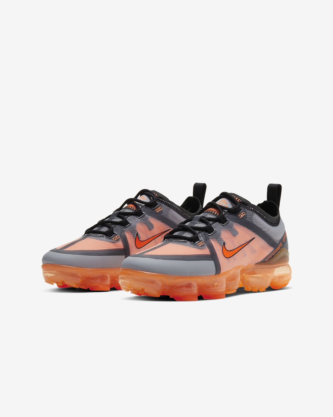 nike vapormax orange grey
