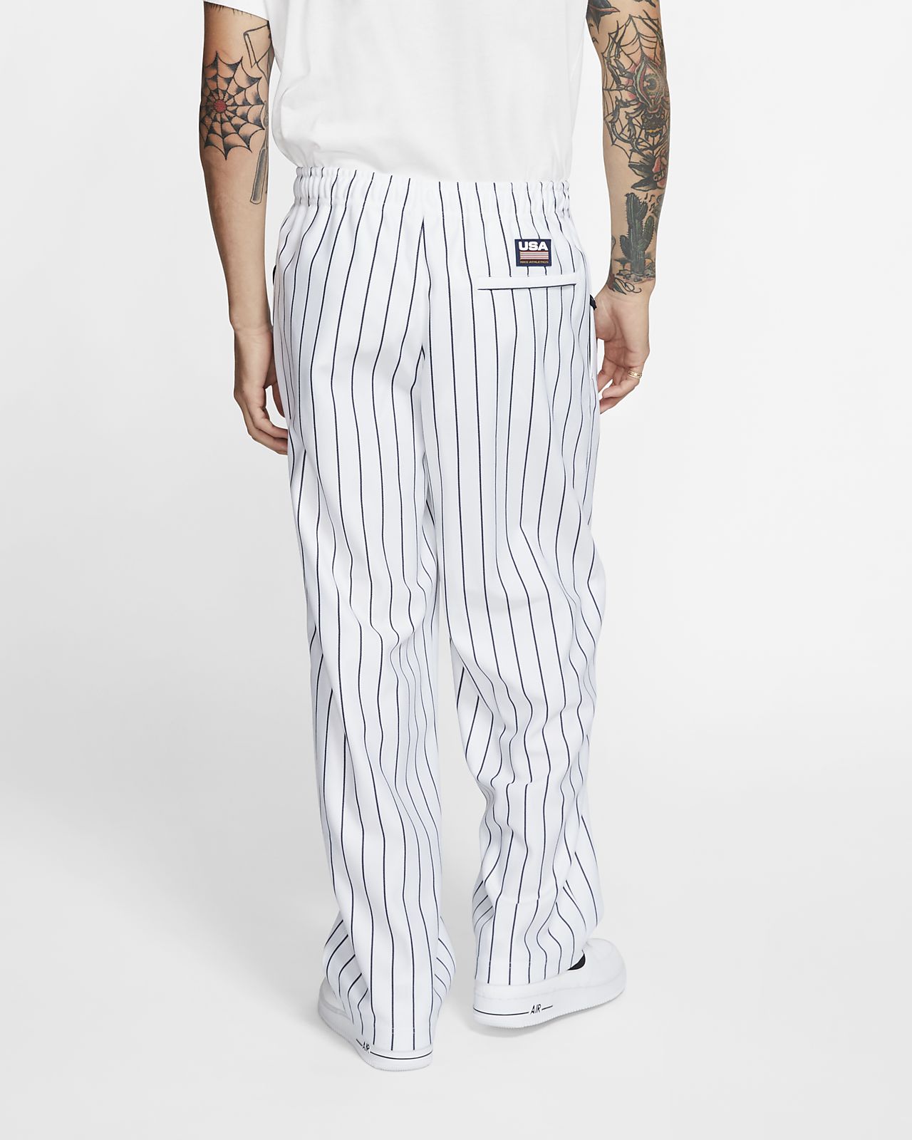 nikelab collection swoosh striped pants