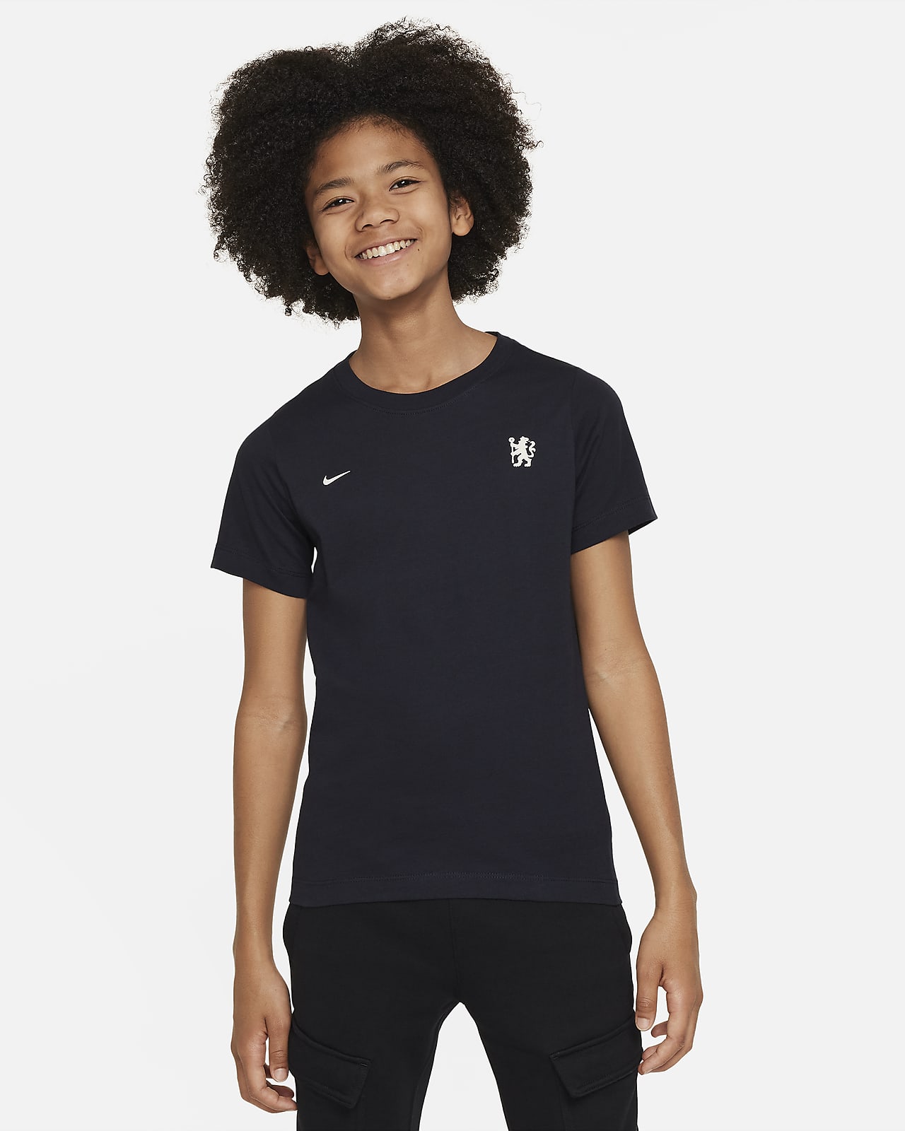 Chelsea F.C. Older Kids' Nike Football T-Shirt