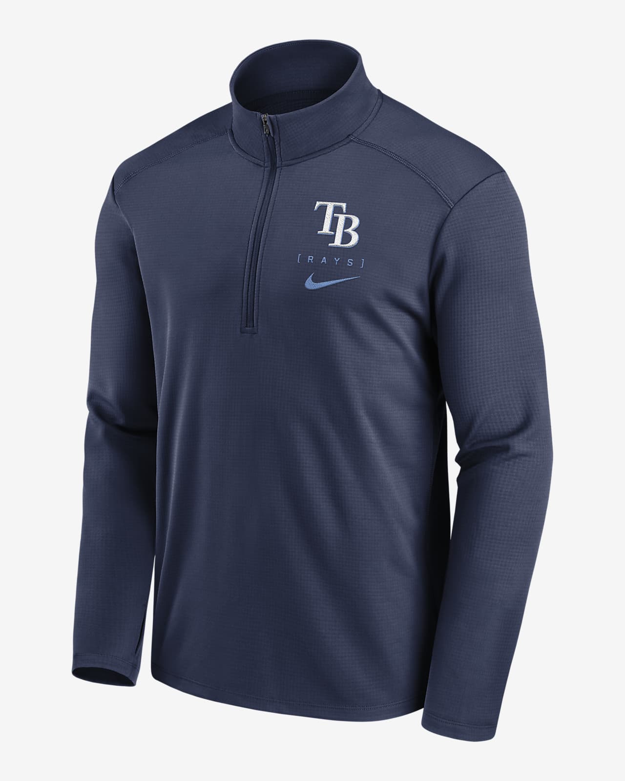 Tampa Bay Rays Franchise Logo Pacer Men's Nike Dri-FIT MLB 1/2-Zip Jacket