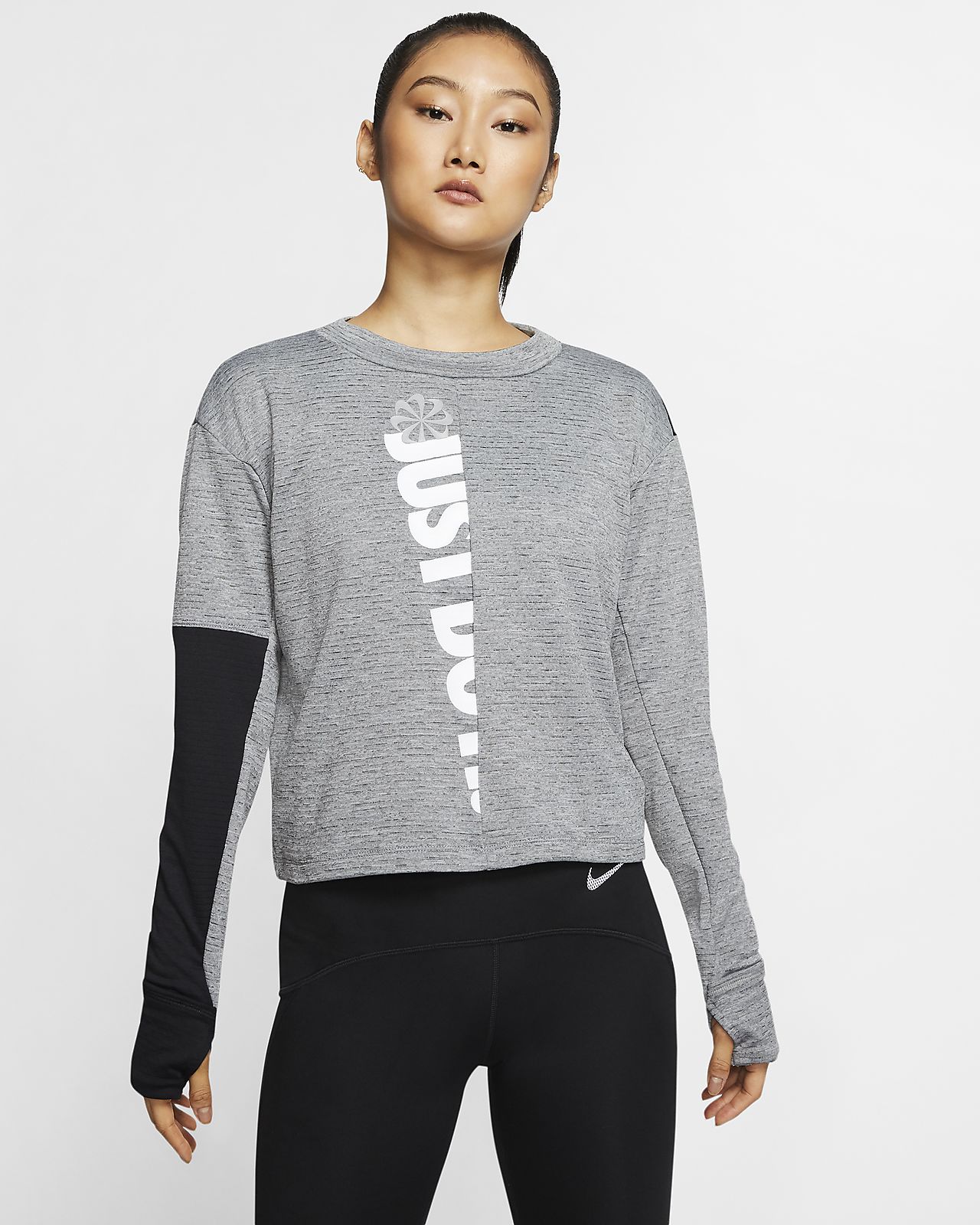 nike womens long sleeve running top
