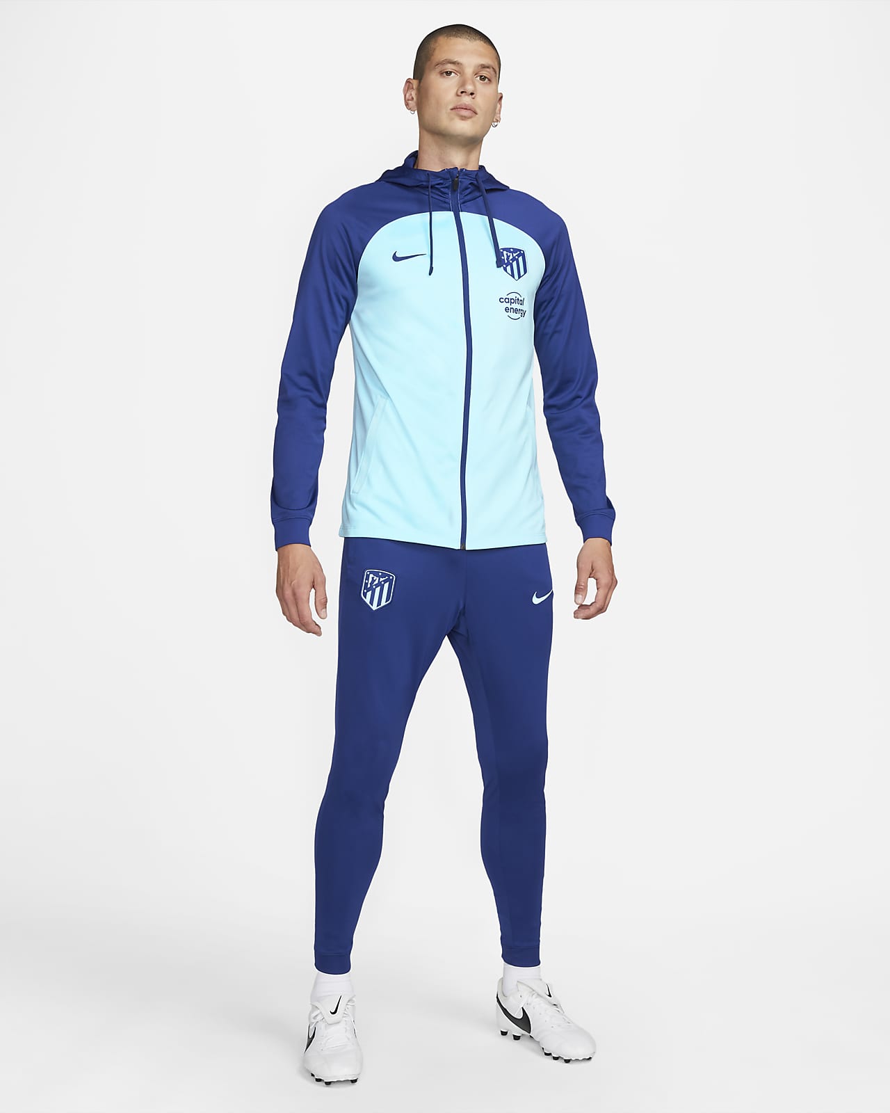 Atlético Madrid Strike Nike Dri-FIT Strick-Fußball-Trainingsanzug für Herren